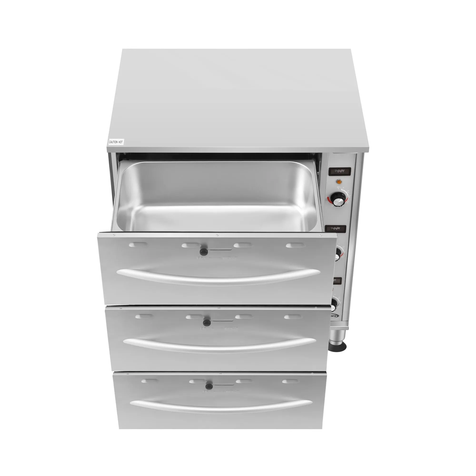 Three-Drawer Commercial Free Standing Warming Drawer in Stainless-Steel (KM-WD-M3)
