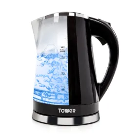 Tower Colour Changing Kettle 2200w 1.7L  - Black