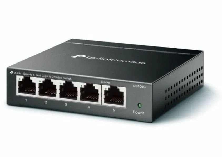 TP-Link DS105G Omada 5-Port Gigabit Unmanaged Desktop Switch