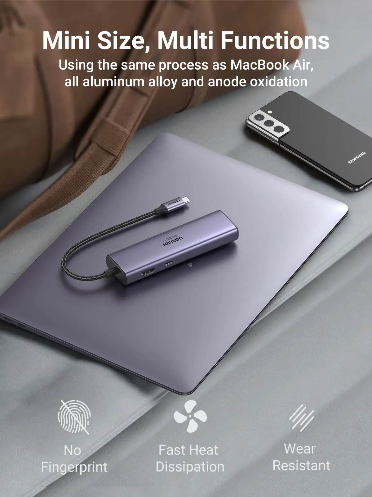 UGREEN USB C 7 in 1 Hub with 4K 60Hz HDMI