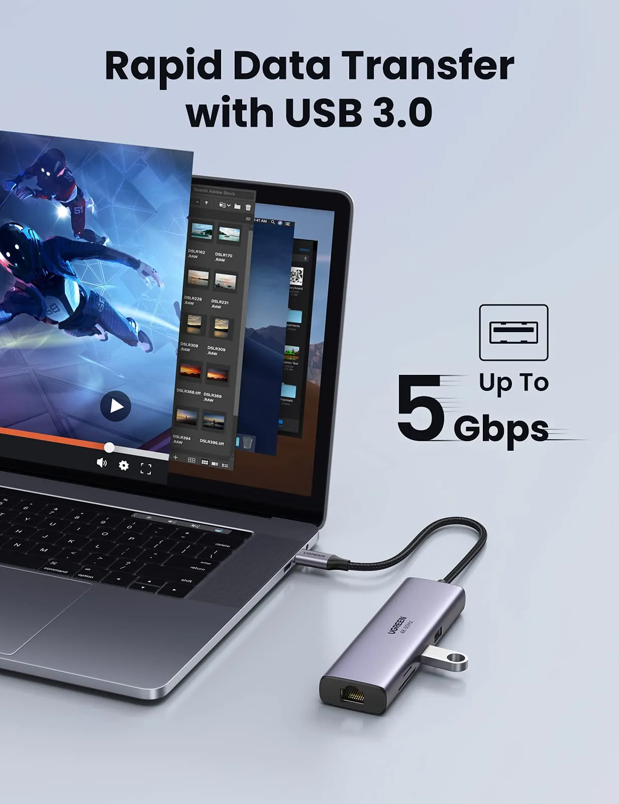 UGREEN USB C 7 in 1 Hub with 4K 60Hz HDMI