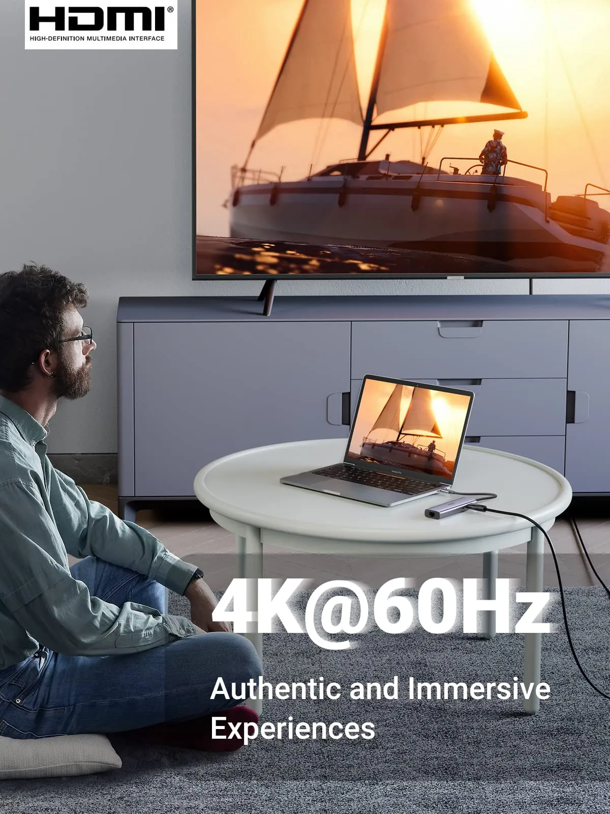 UGREEN USB C 7 in 1 Hub with 4K 60Hz HDMI