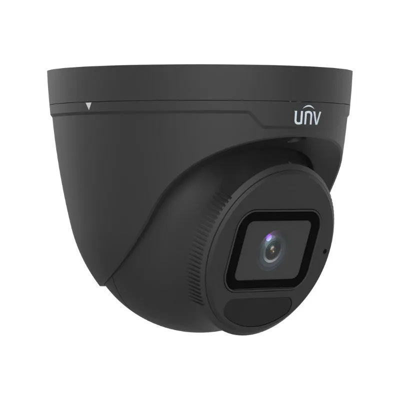 UNIVIEW IPC3634SB-ADZK-I0-BK: 4MP LightHunter IR Turret Camera with Varifocal Lens in Black