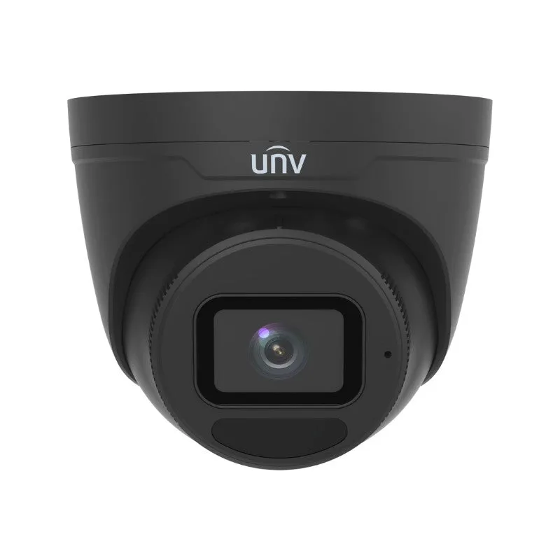 UNIVIEW IPC3634SB-ADZK-I0-BK: 4MP LightHunter IR Turret Camera with Varifocal Lens in Black