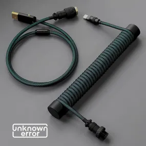 UNKNOWN ERROR COILED ARTISAN CABLE-DARK GREEN