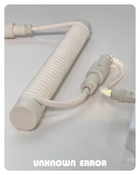 UNKNOWN ERROR COILED ARTISAN CABLE-IVORY WHITE