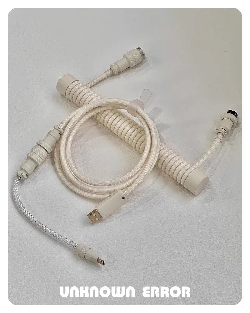 UNKNOWN ERROR COILED ARTISAN CABLE-IVORY WHITE