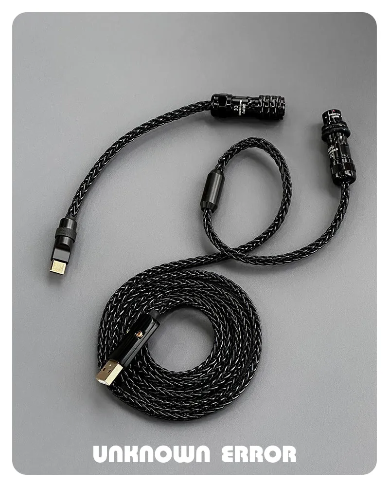 UNKNOWN ERROR COILED ARTISAN CABLE-OCC BLACK