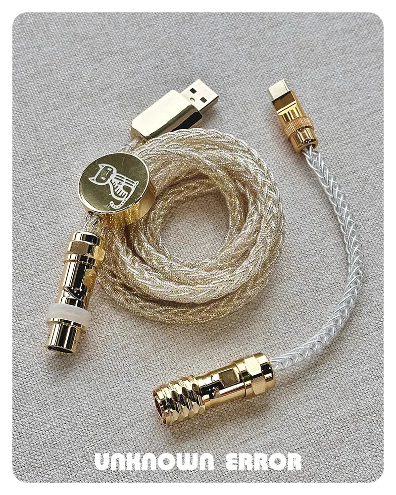 UNKNOWN ERROR COILED ARTISAN CABLE-OCC GOLD SPARKLE