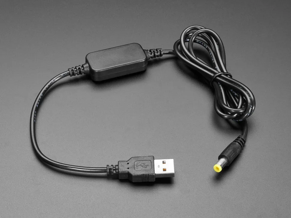 USB to 2.1mm DC Booster Cable - 12V