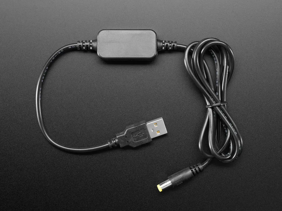 USB to 2.1mm DC Booster Cable - 12V