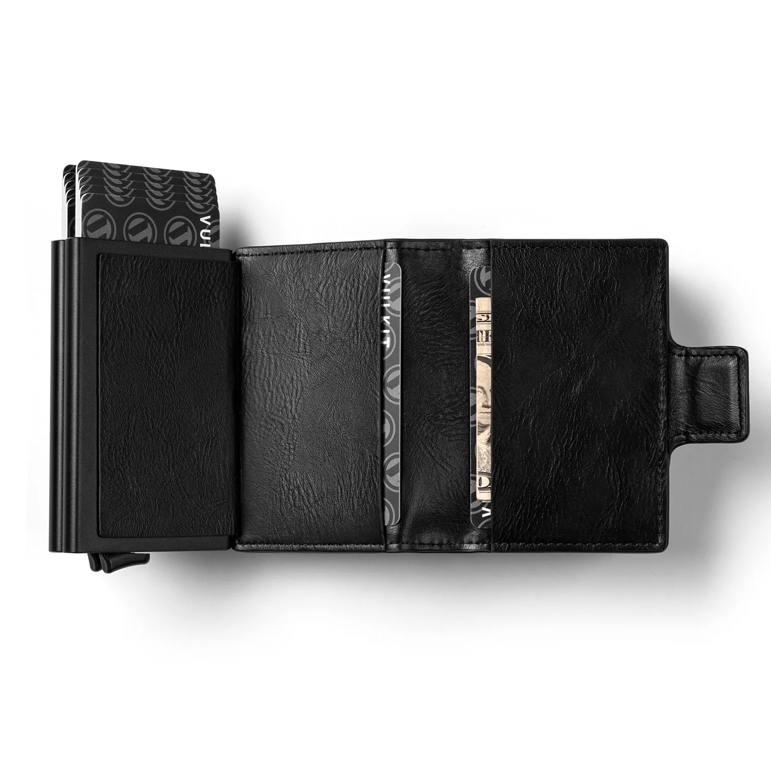 VC200d- Double Aluminum Card Holders For more Storage Wallet
