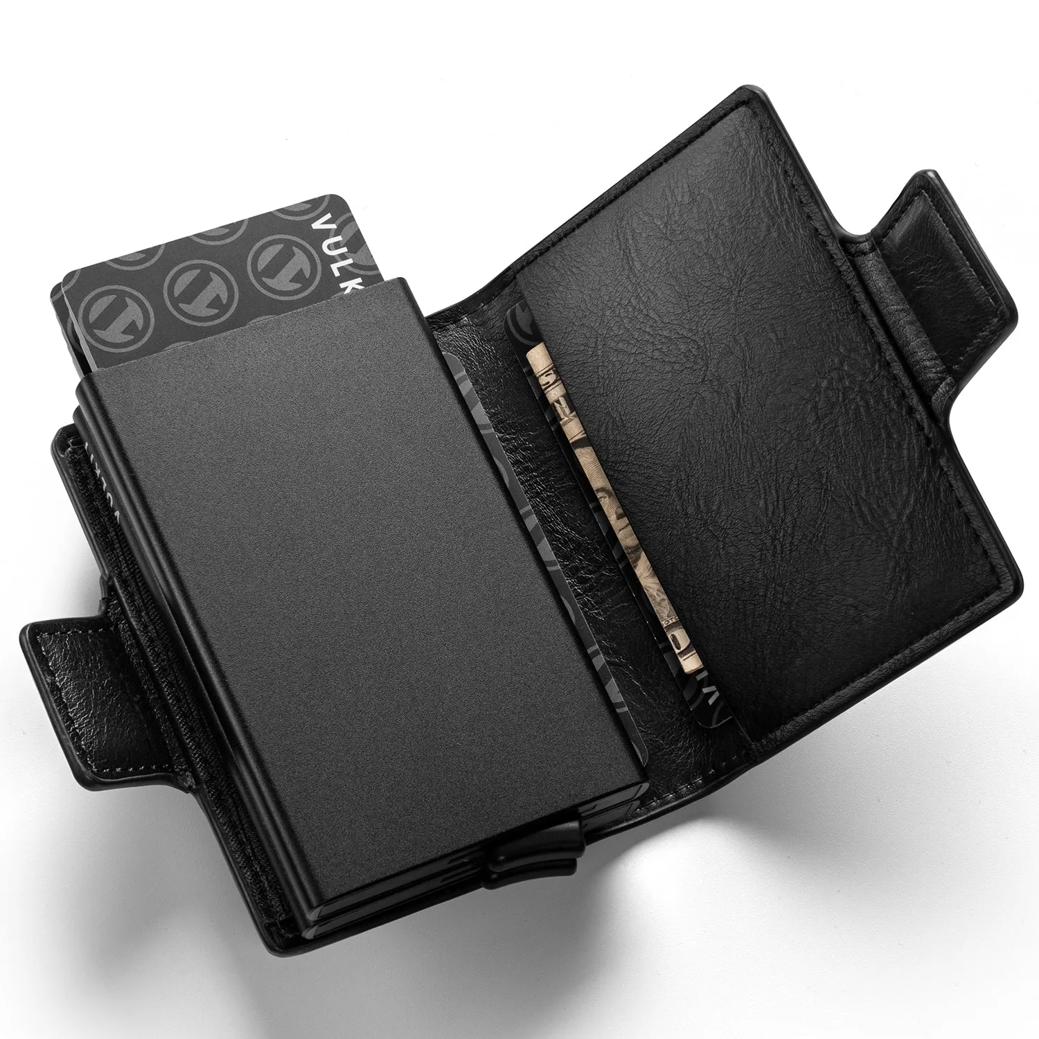 VC200d- Double Aluminum Card Holders For more Storage Wallet