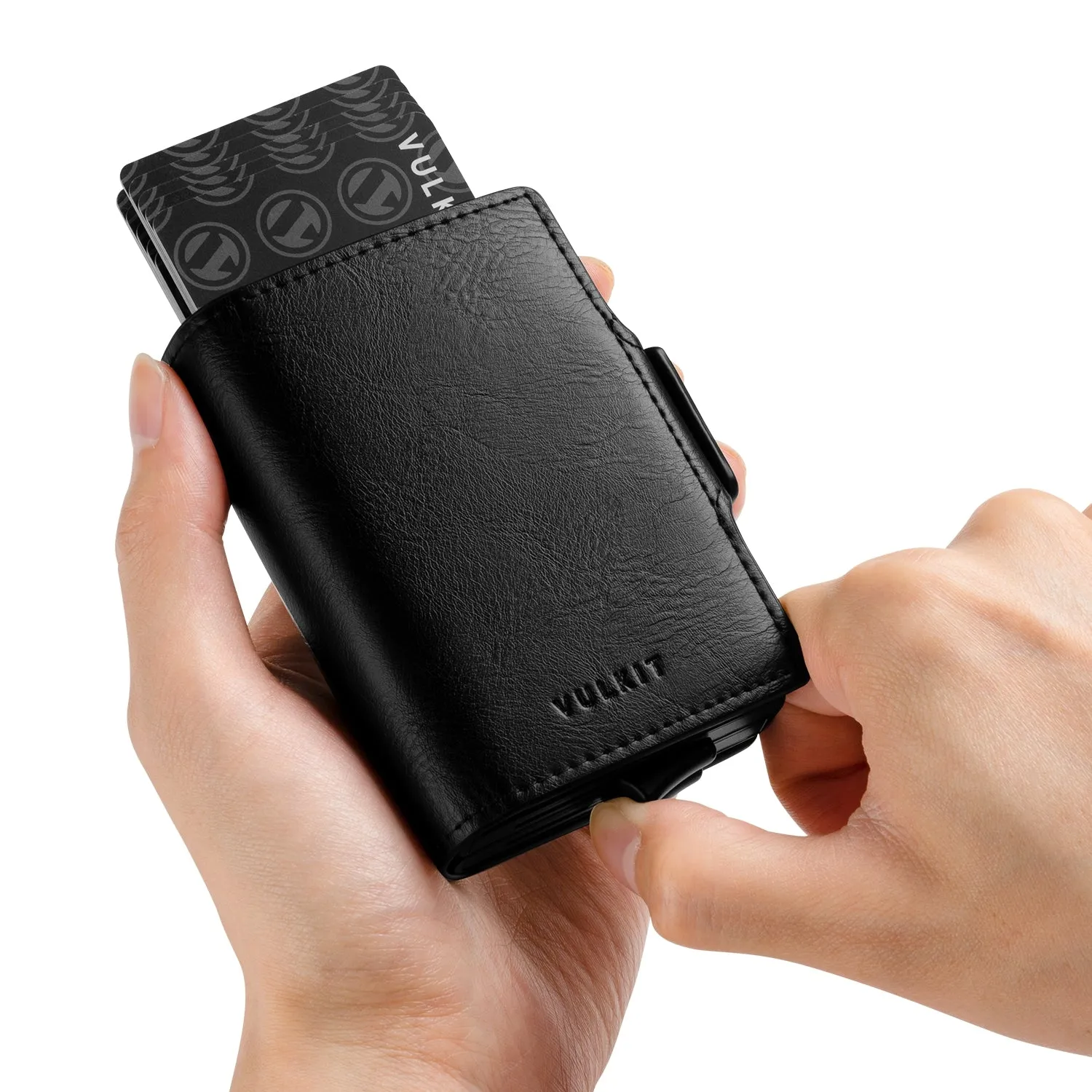 VC200d- Double Aluminum Card Holders For more Storage Wallet