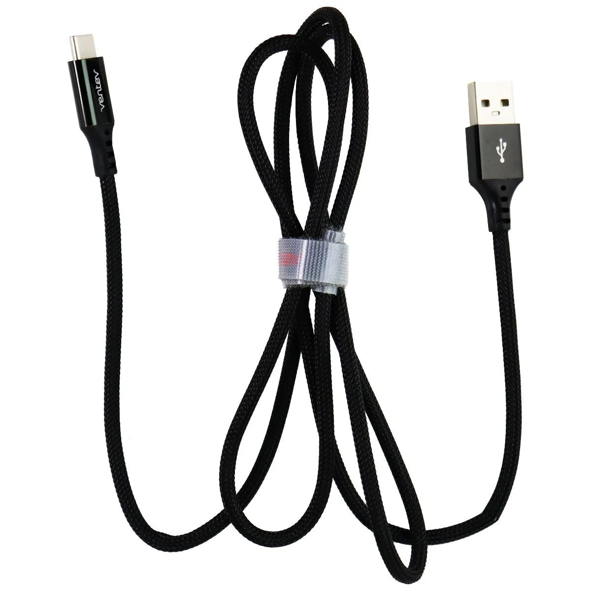 Ventev 4-Ft Chargesync Braided Alloy (USB-C) to USB Cable - Jet Black