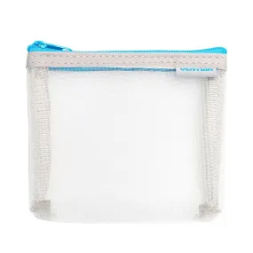Vention 10 x 12 cm Electronic Accessories Personal Nylon Mesh Storage Bag with Pack of 2 / 4 / 6 for Power Adapter, Charging Data Cables, USB Hub, Flash Drives, SD/TF Memory Cards, Cosmetics | KREH0