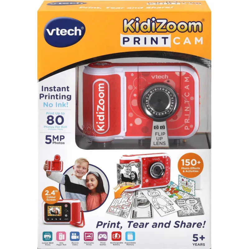 VTECH KIDIZOOM PRINT CAM RED