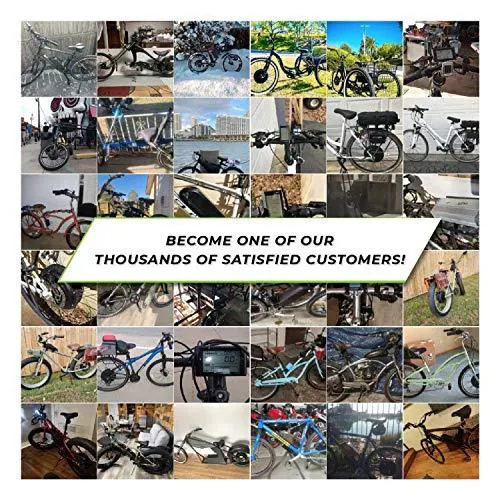 Waterproof Electric Bike 48V 1200W 700C Conversion Kit (Rear/LCD/Twist)