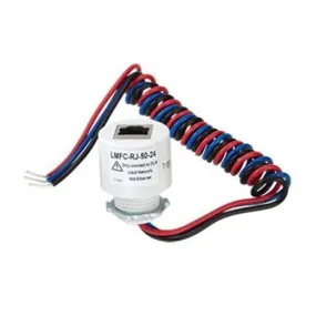 Wattstopper LMFC-RJ-50-24 DLM Dual cable connector for LMFC fixture integrated load controller with 1/2" KO