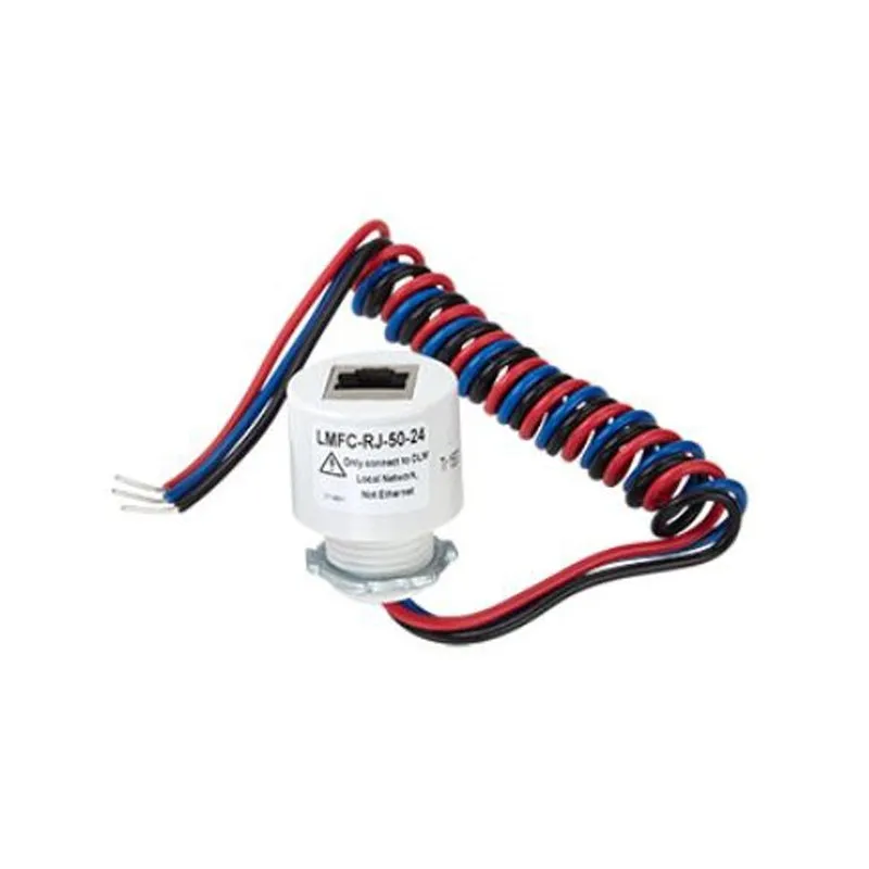 Wattstopper LMFC-RJ-50-24 DLM Dual cable connector for LMFC fixture integrated load controller with 1/2" KO