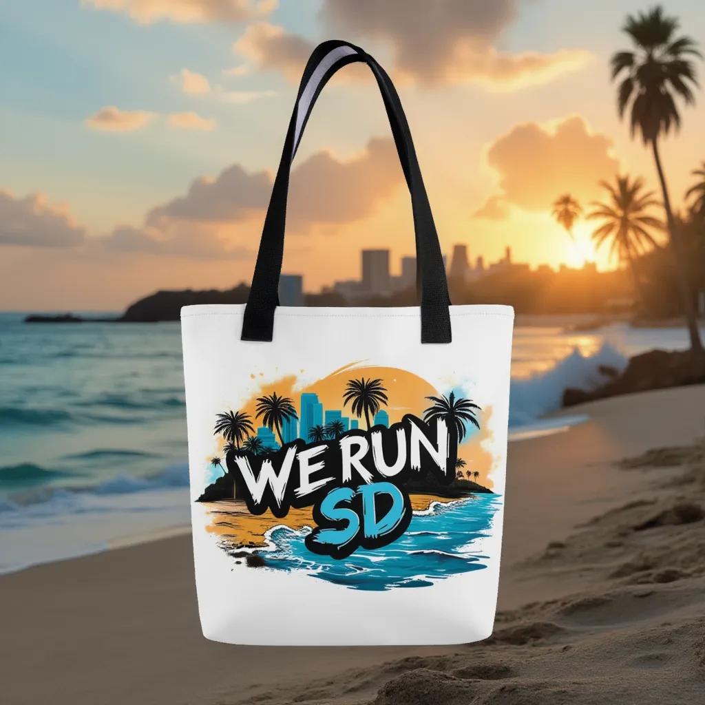 We Run SD Tote Bag