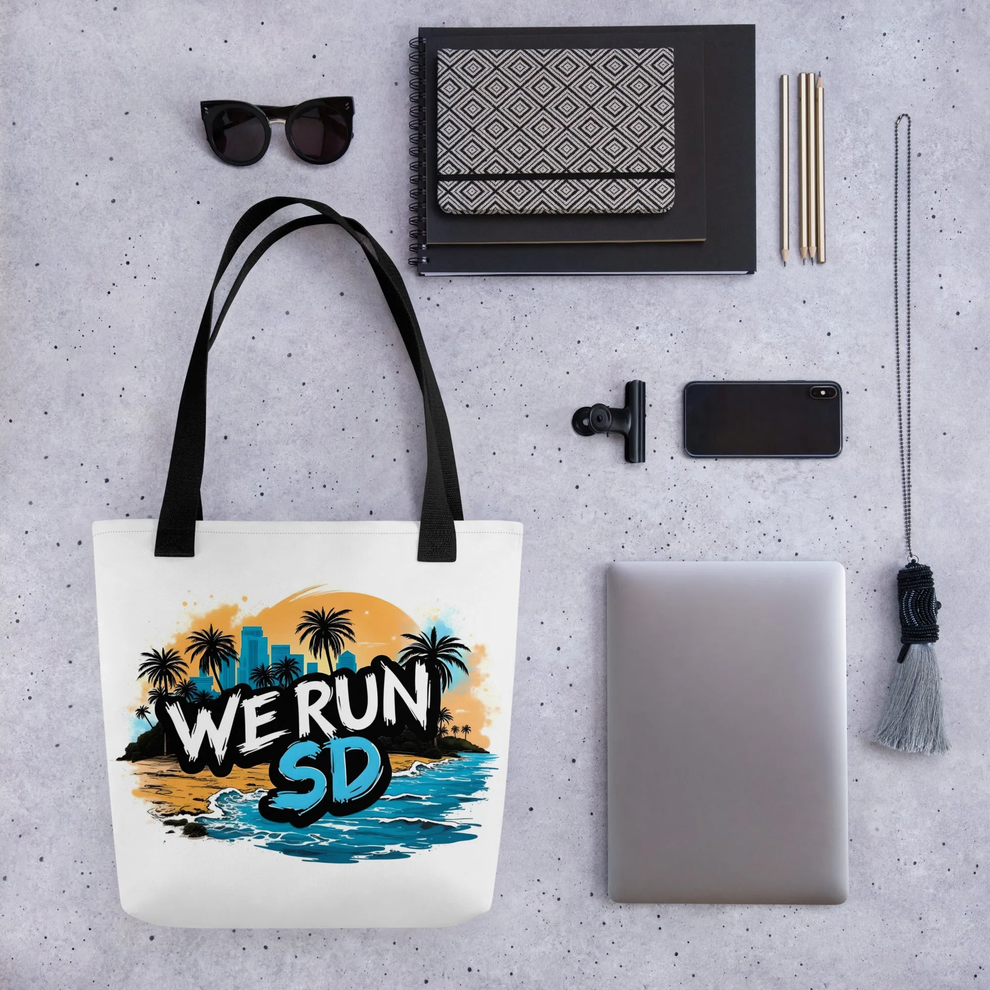 We Run SD Tote Bag