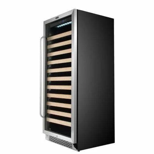 Whynter 100 Bottle Built-in Stainless Steel Compressor with Display Rack Wine Fridge BWR-1002SD