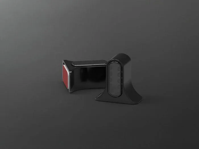 Wunderkind Customs 47mm Fork Leg Covers with LED Mini Blinkers for Triumph Bobber