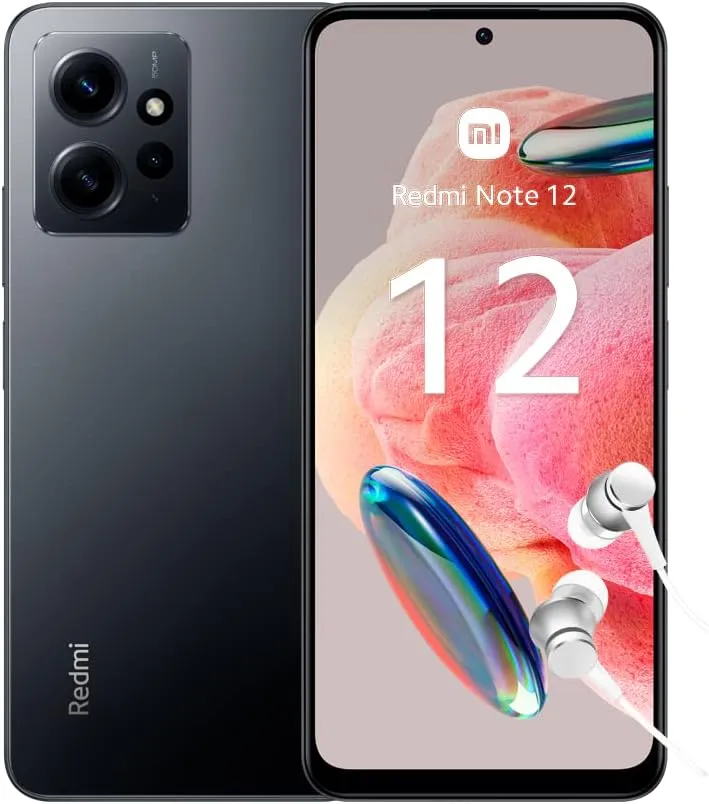 Xiaomi Redmi Note 12 - 4GB RAM, 128GB, Onyx Gray, Unlocked